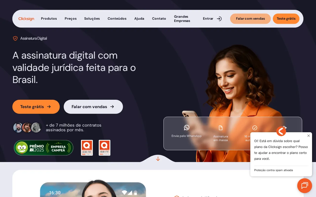 Clicksign — preview screenshot