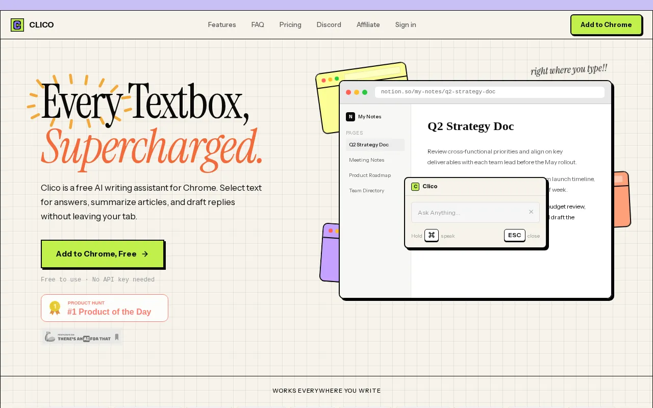 Clico — preview screenshot
