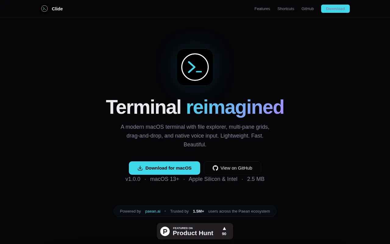 Clide — preview screenshot