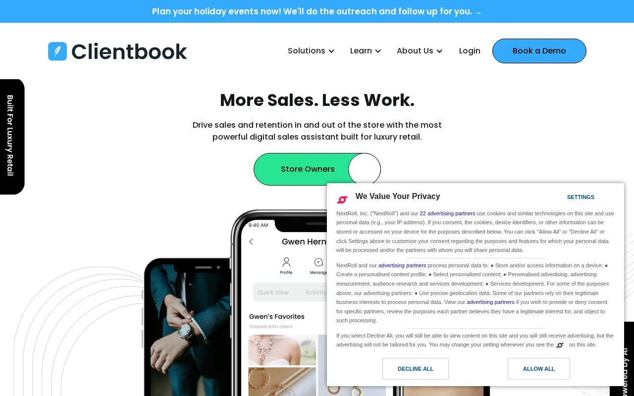 Clientbook — preview screenshot