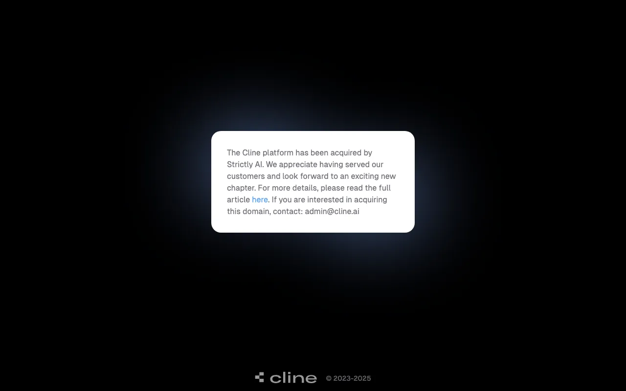 Cline — preview screenshot