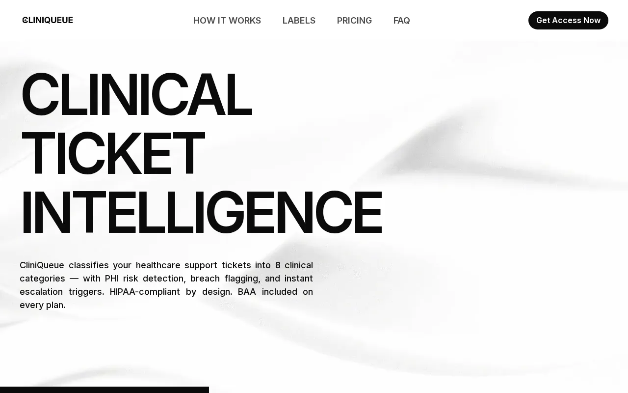 CliniQueue — preview screenshot