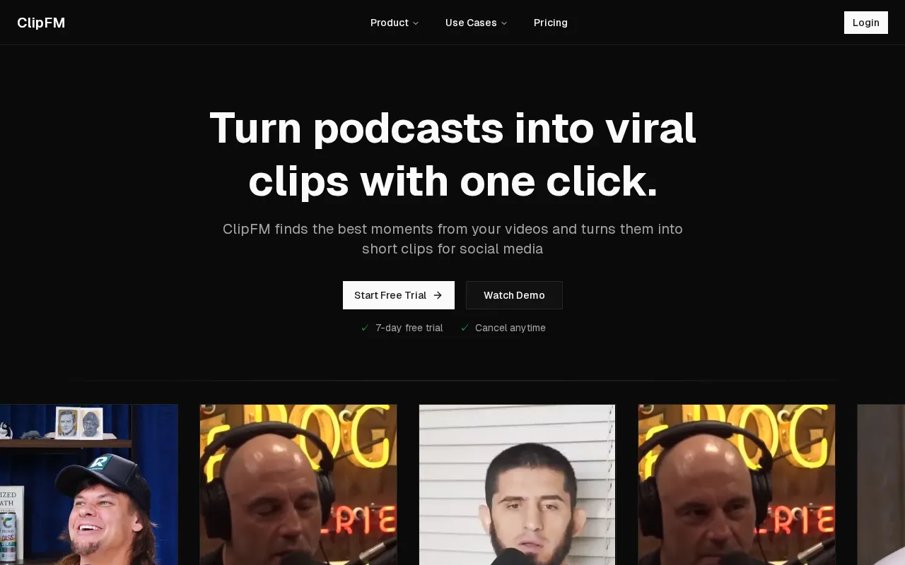 Clip FM — preview screenshot