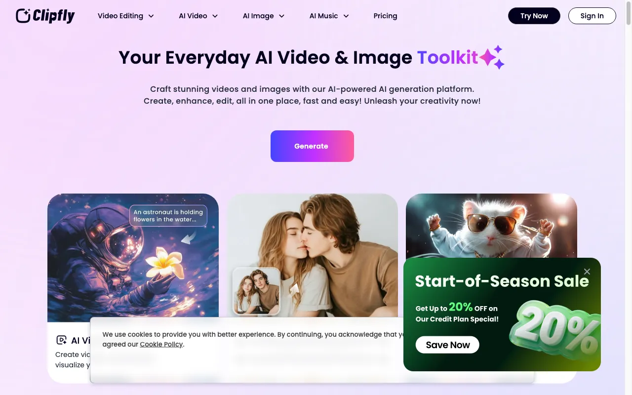 Clipfly — preview screenshot