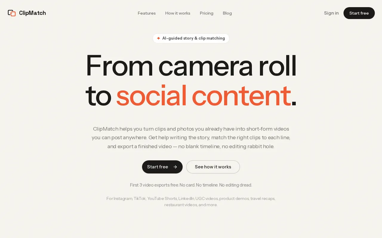 ClipMatch — preview screenshot