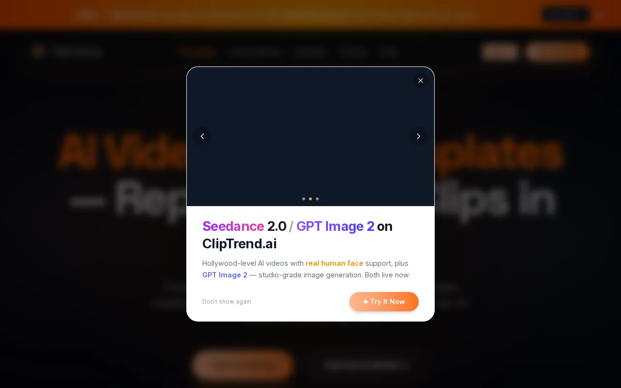 Cliptrend.ai — preview screenshot