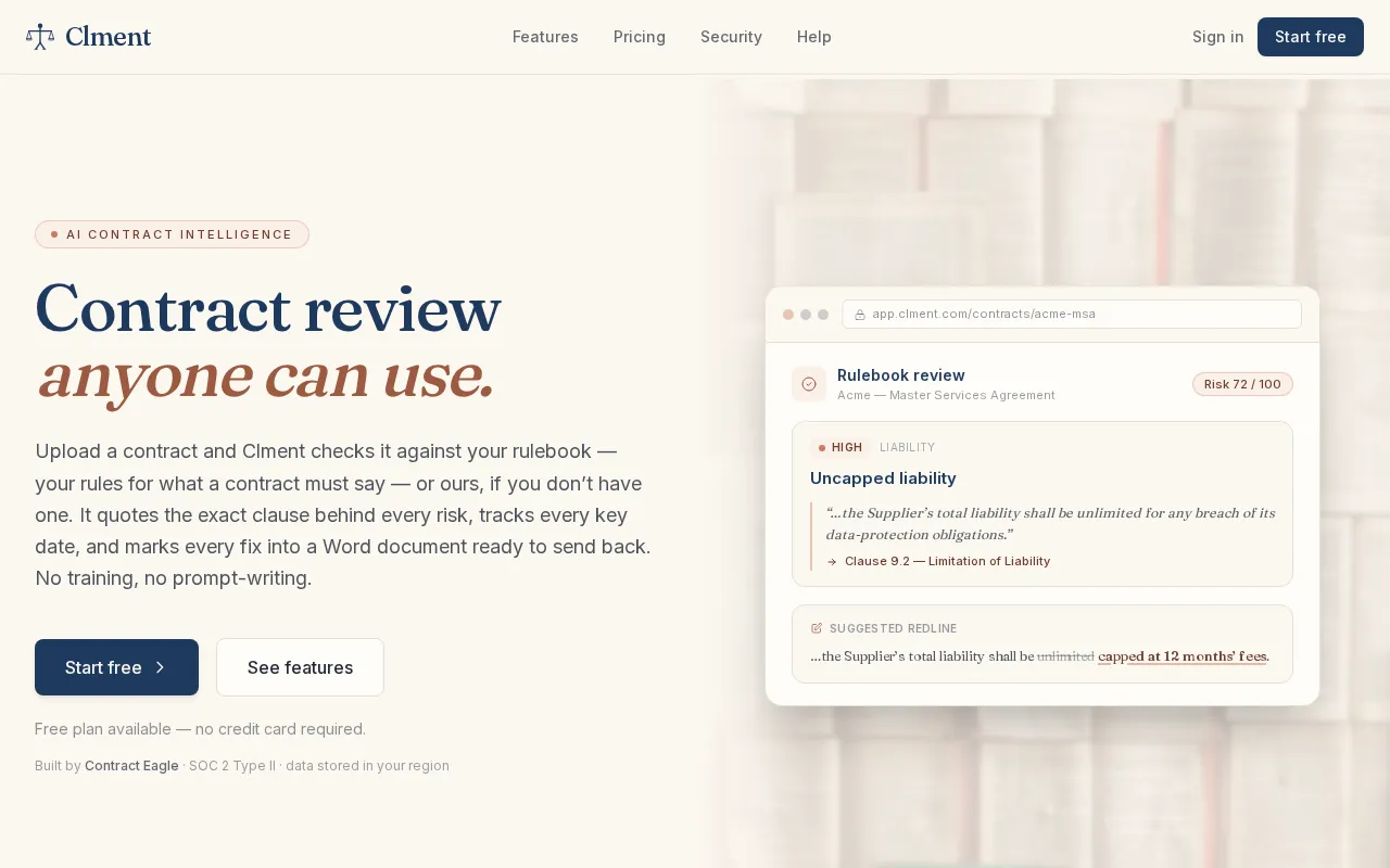 Clment — preview screenshot