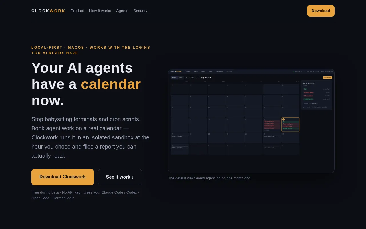Clockwork — preview screenshot