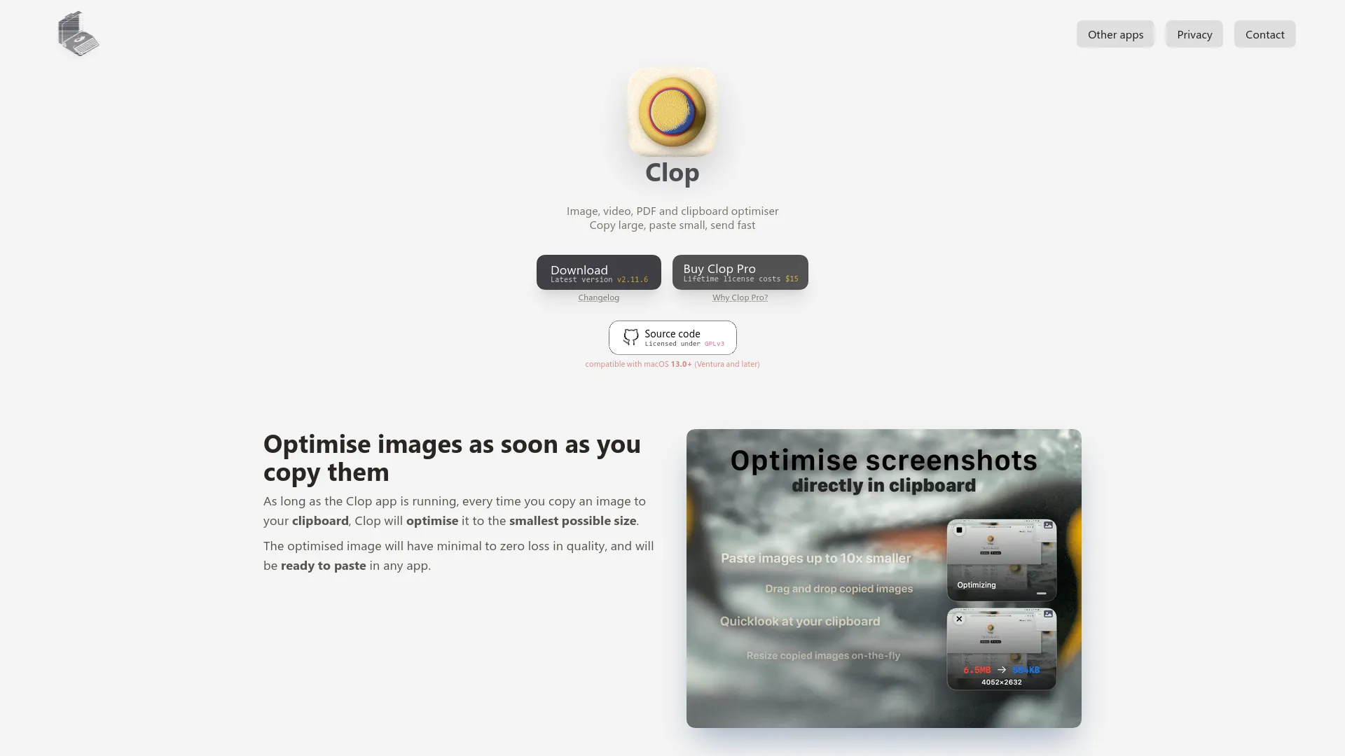 Clop — preview screenshot