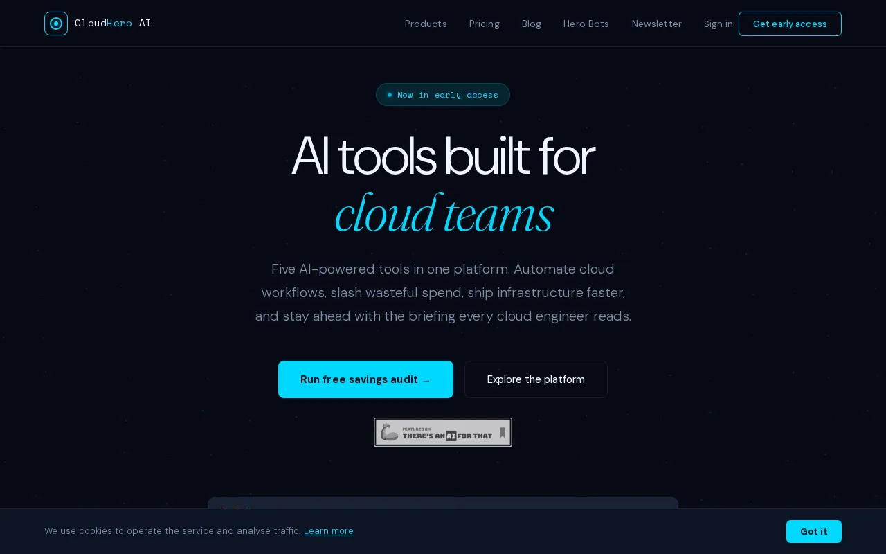 Cloud Hero AI — preview screenshot