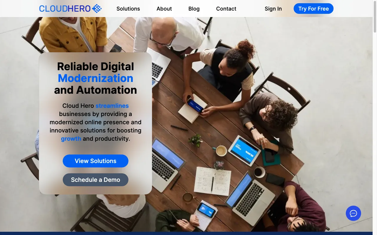 Cloud Hero — preview screenshot
