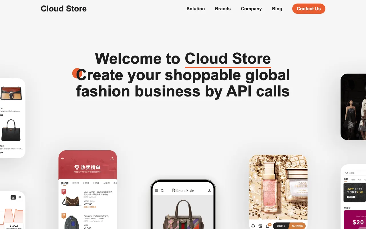 Cloud Store AI — preview screenshot