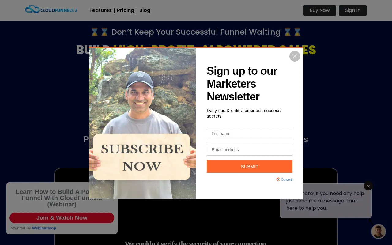 CloudFunnels AI — preview screenshot