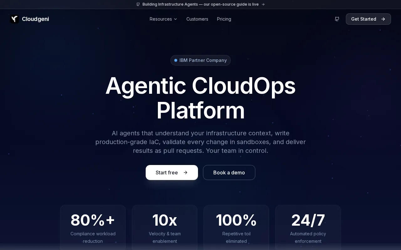 Cloudgeni — preview screenshot