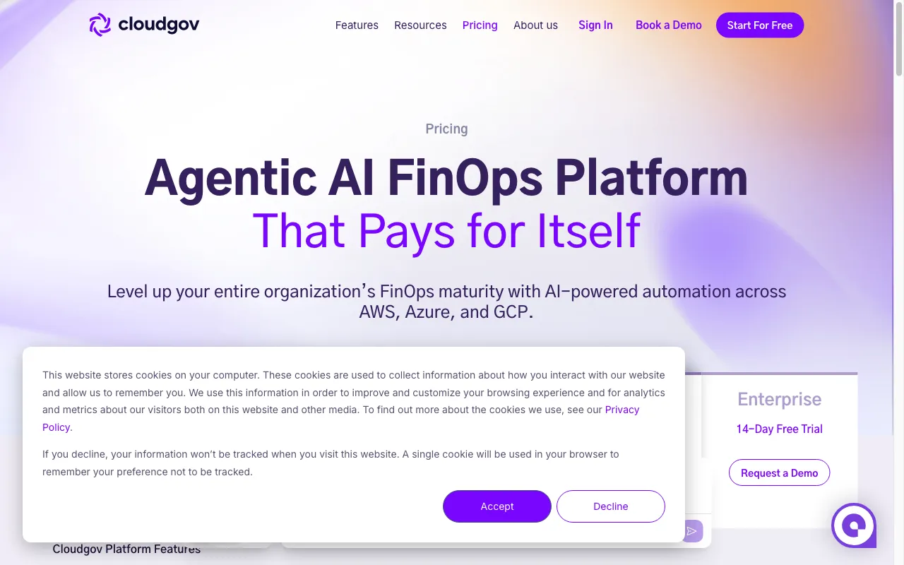 Cloudgov.ai — pricing page