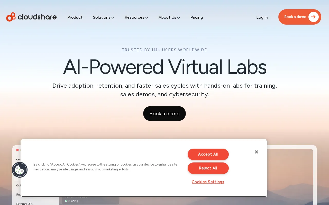 Cloudshare — preview screenshot