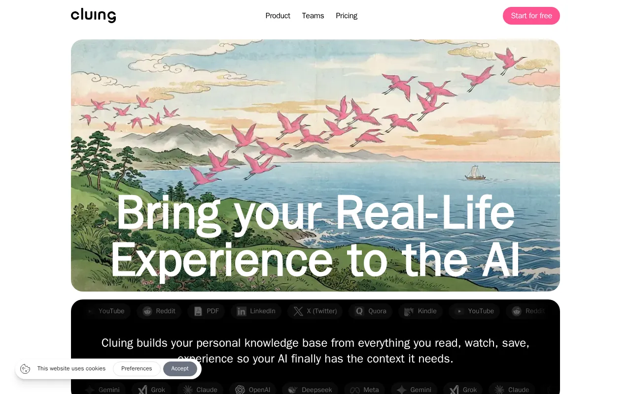 Cluing — preview screenshot