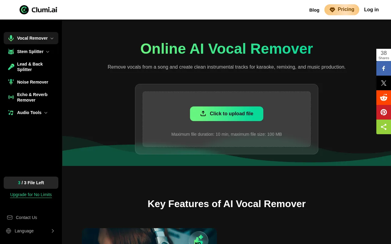 Clumi AI — preview screenshot