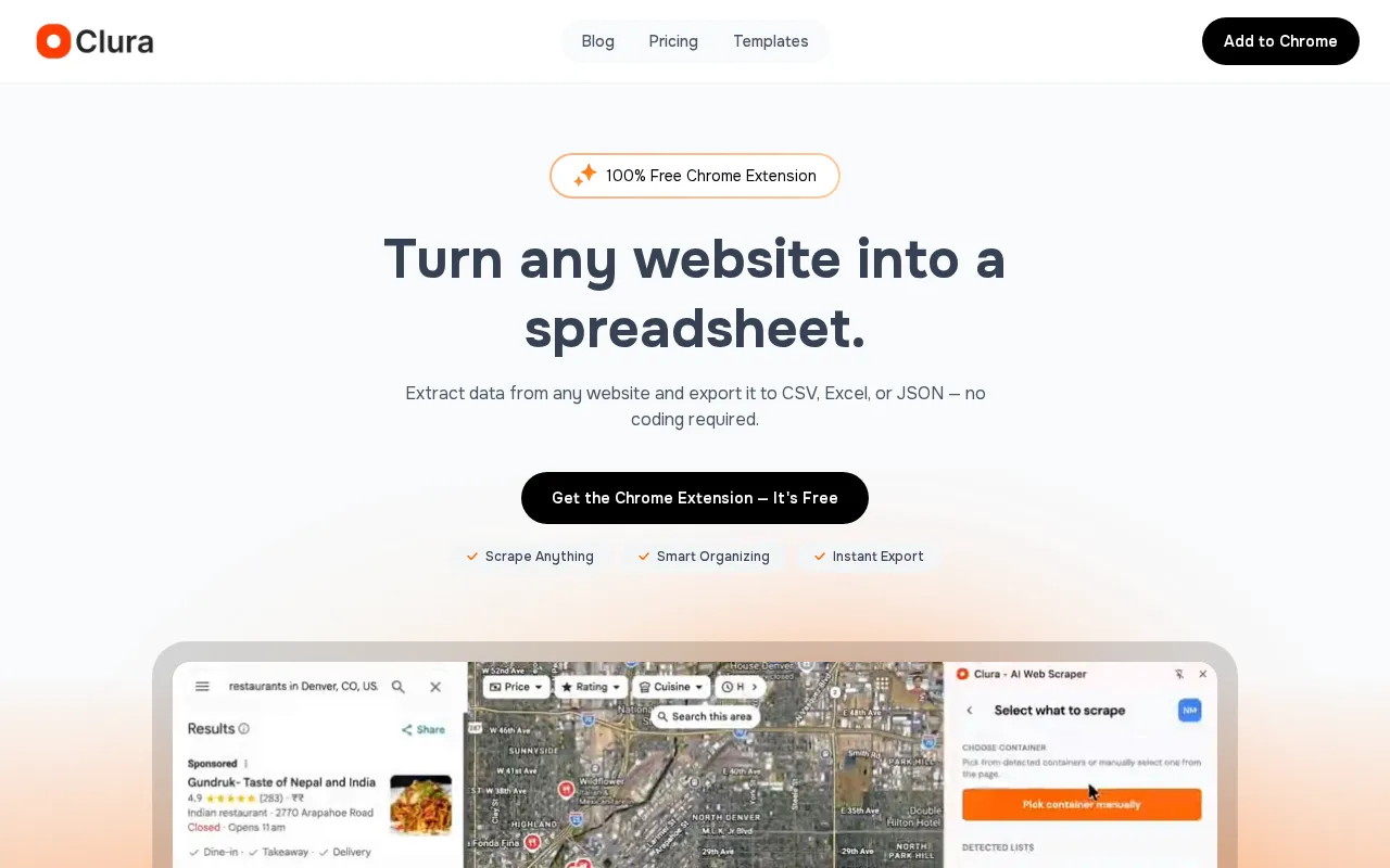Clura — preview screenshot