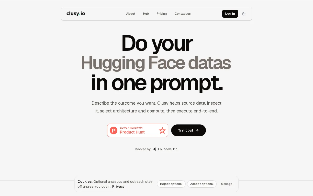 Clusy — preview screenshot