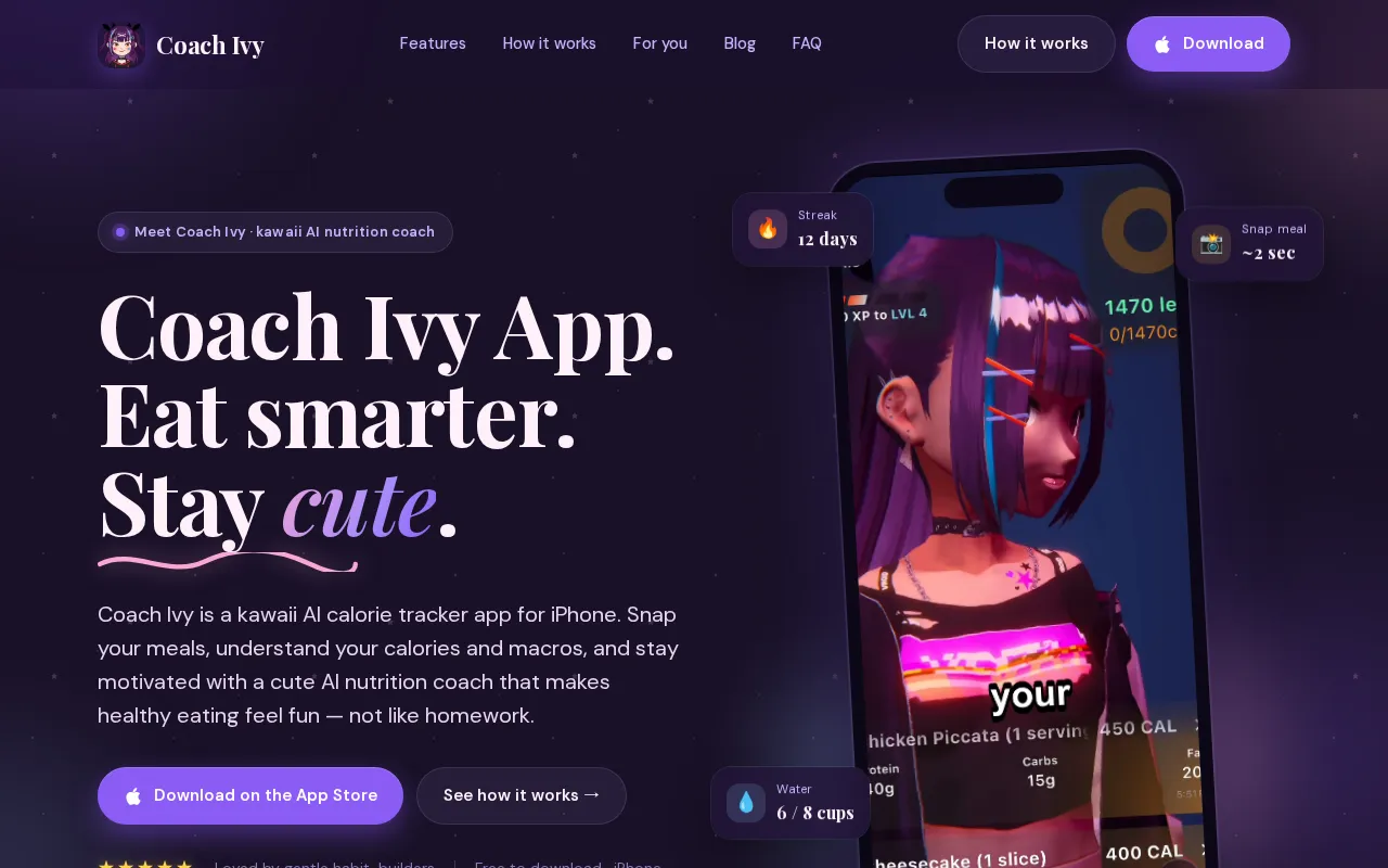 Coach Ivy — preview screenshot