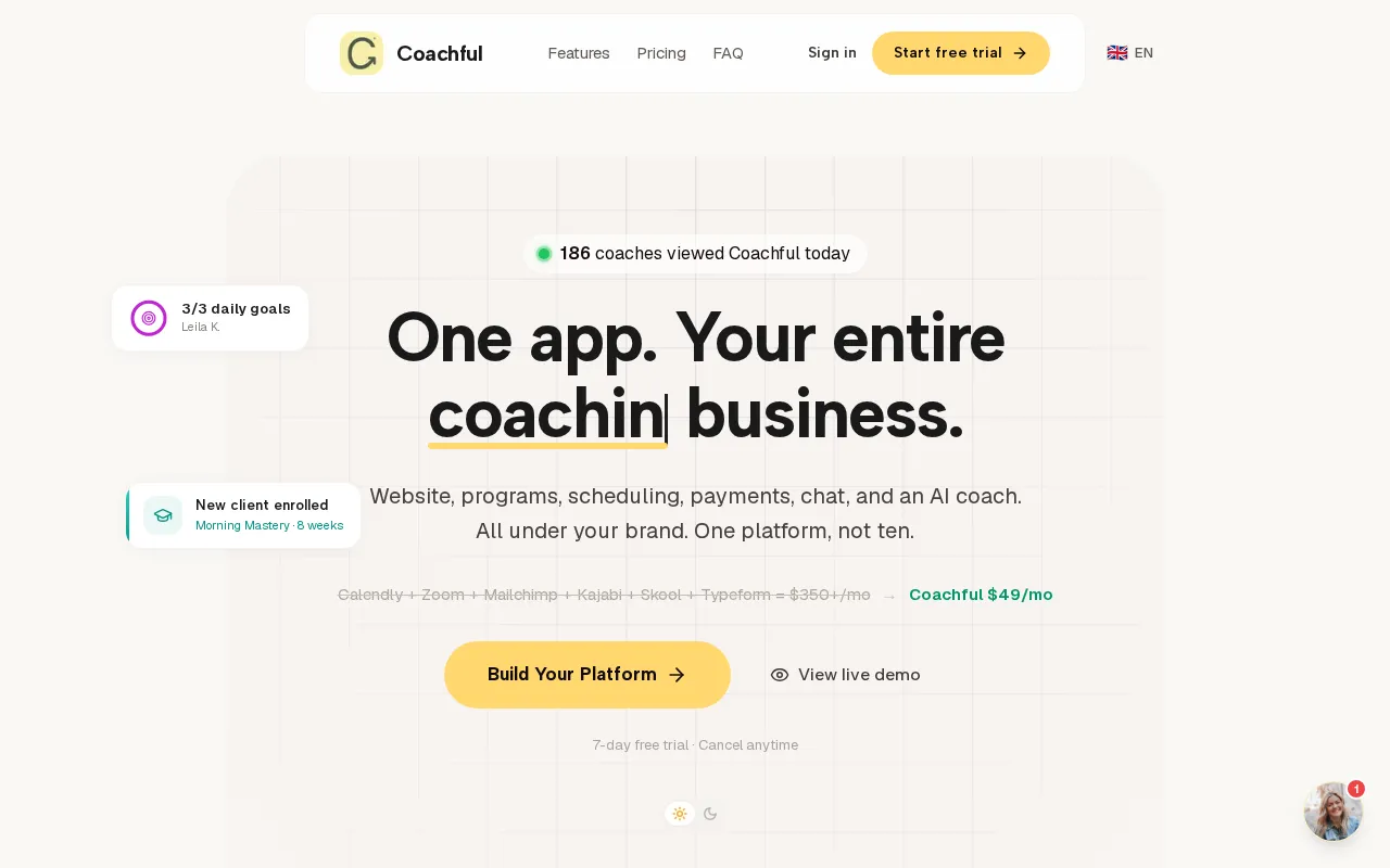 Coachful — preview screenshot
