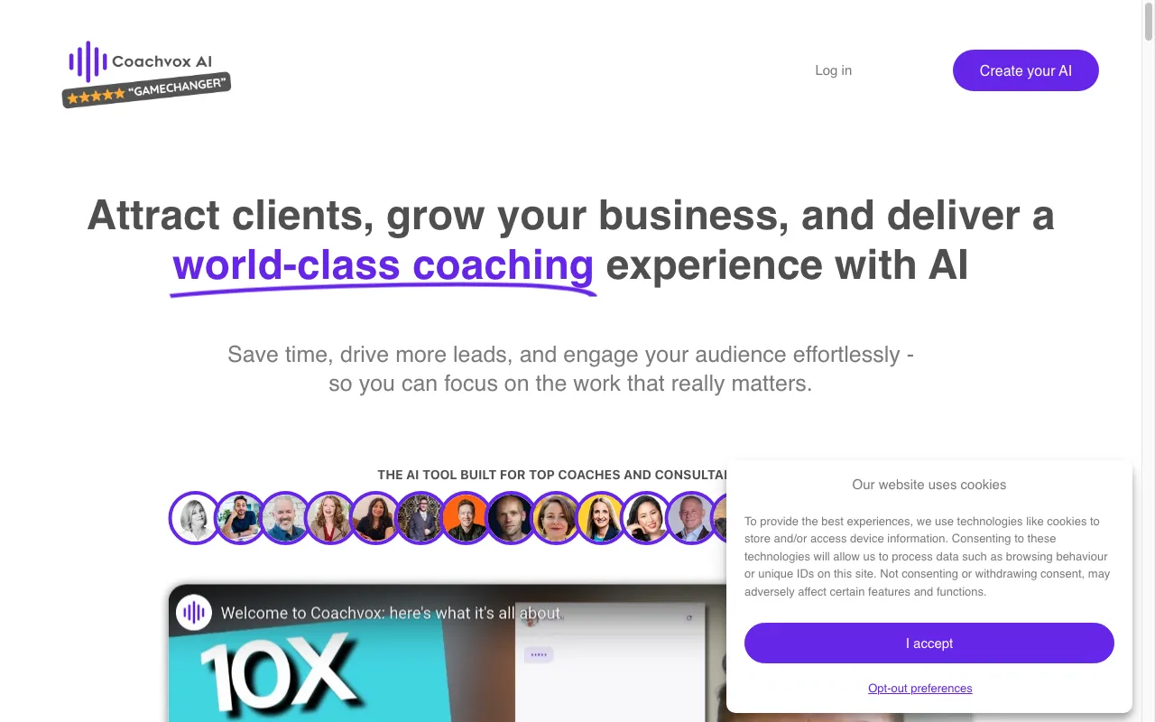 Coachvox AI — preview screenshot