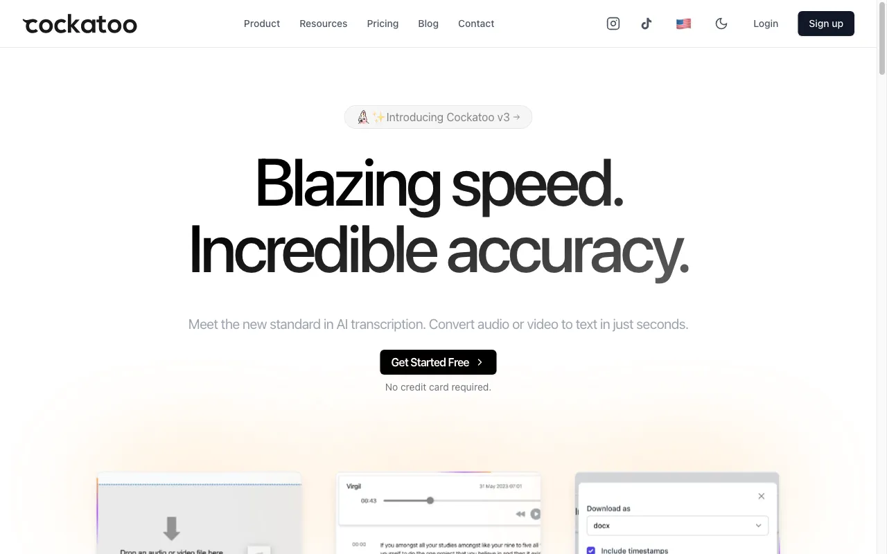 Cockatoo — preview screenshot