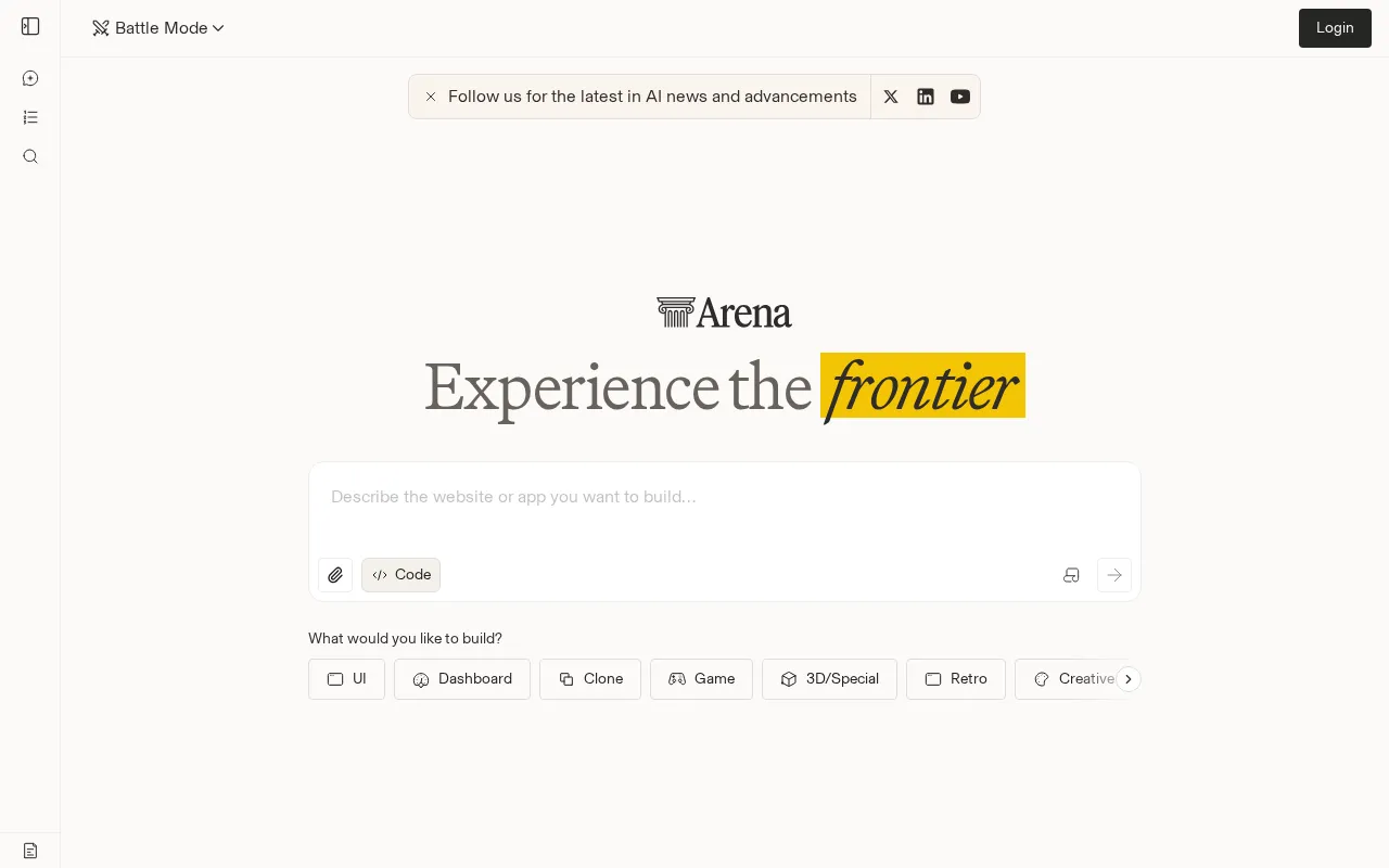 Code Arena — preview screenshot