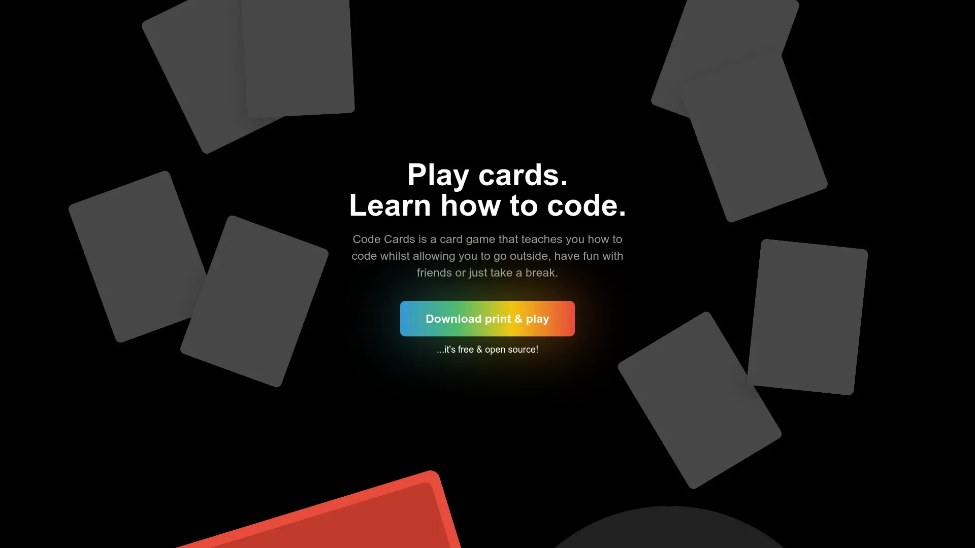 Code Cards — preview screenshot