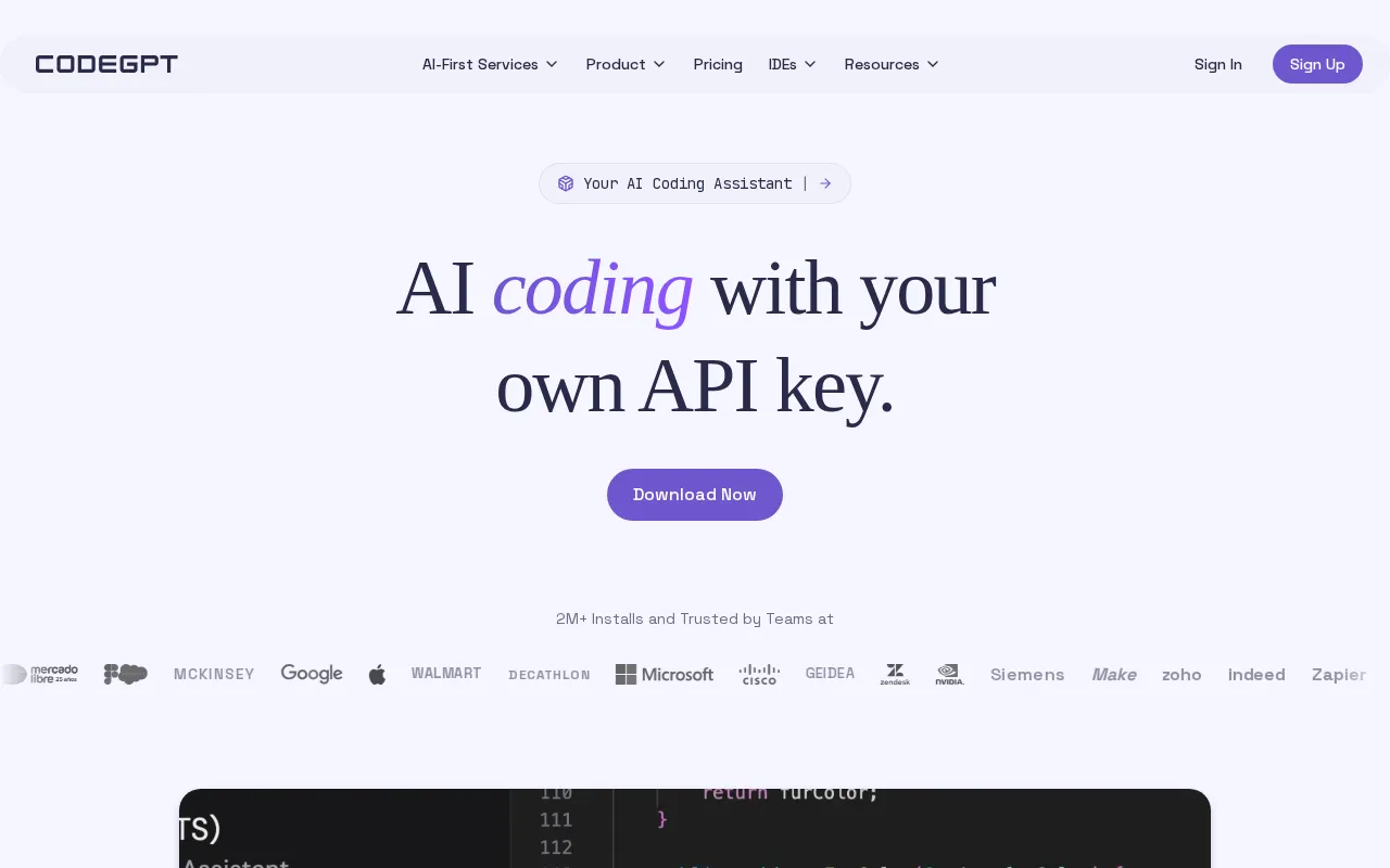 Code GPT — preview screenshot