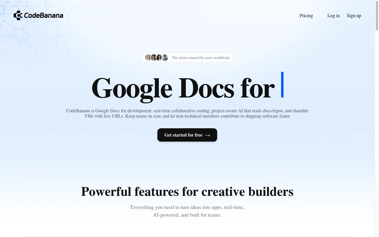 CodeBanana — preview screenshot