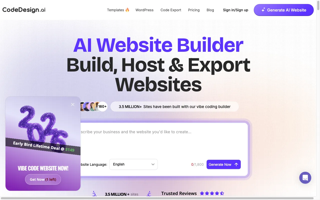 CodeDesign.ai — preview screenshot
