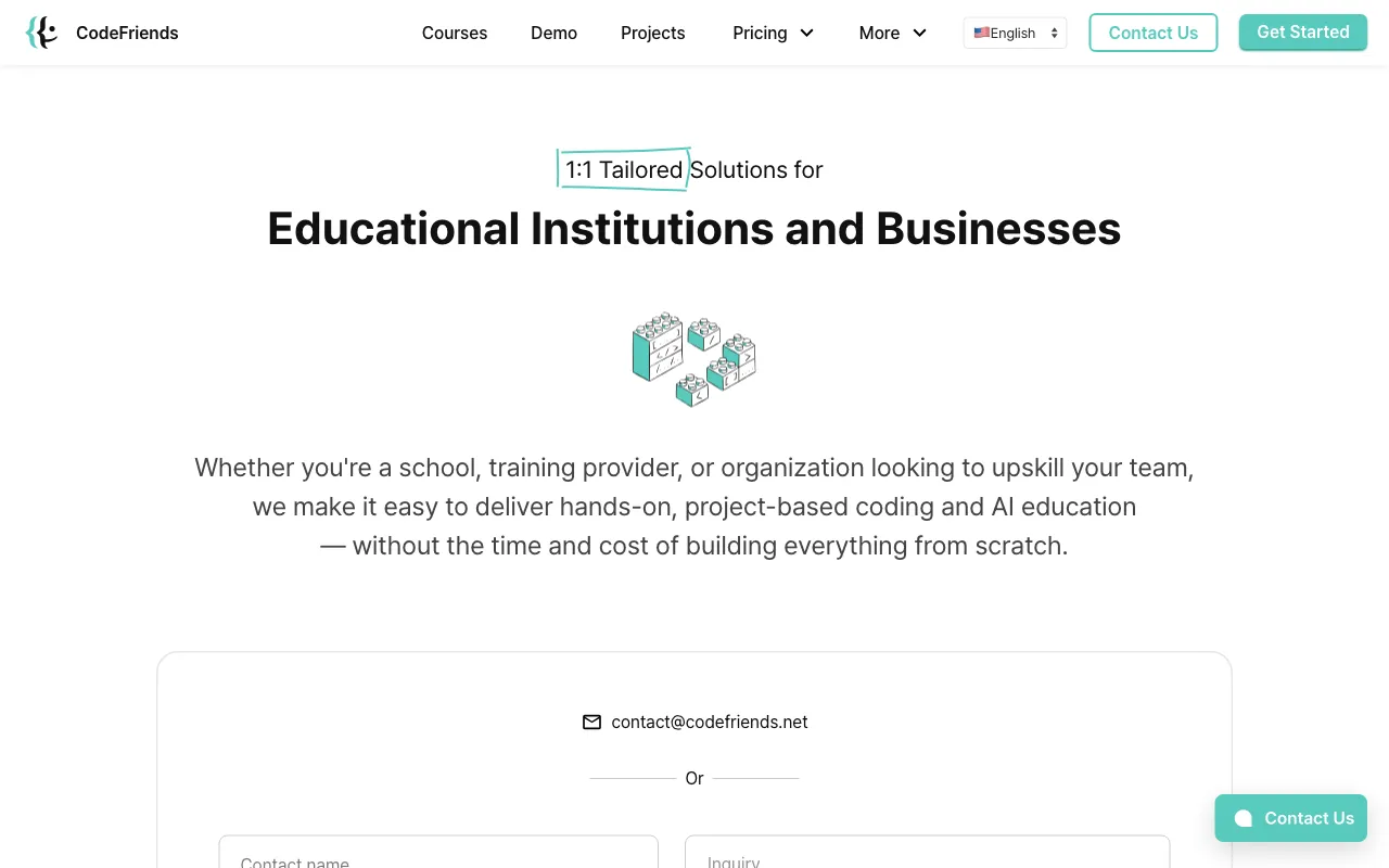CodeFriends — pricing page