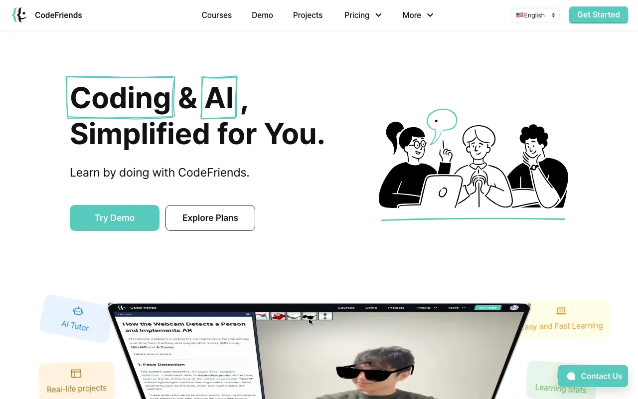 CodeFriends — preview screenshot