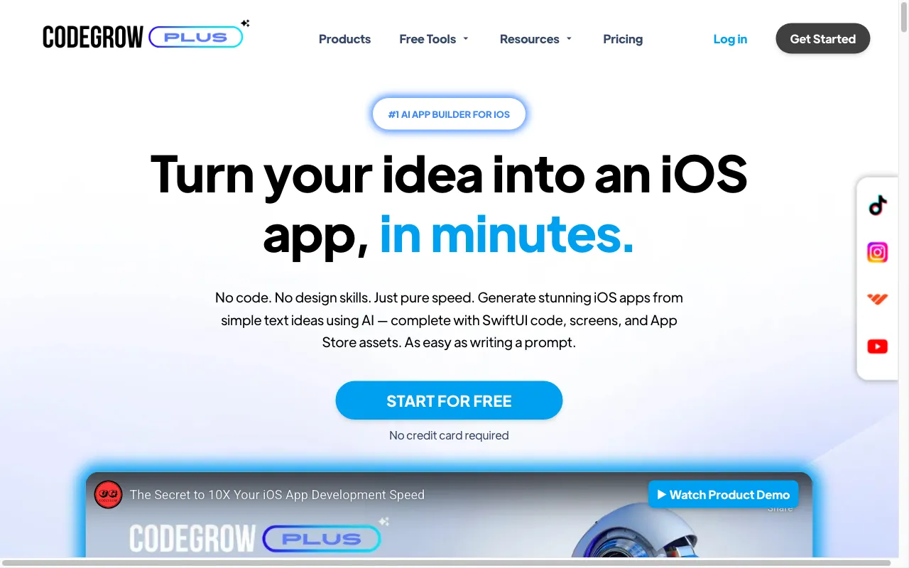 CodeGrow — preview screenshot