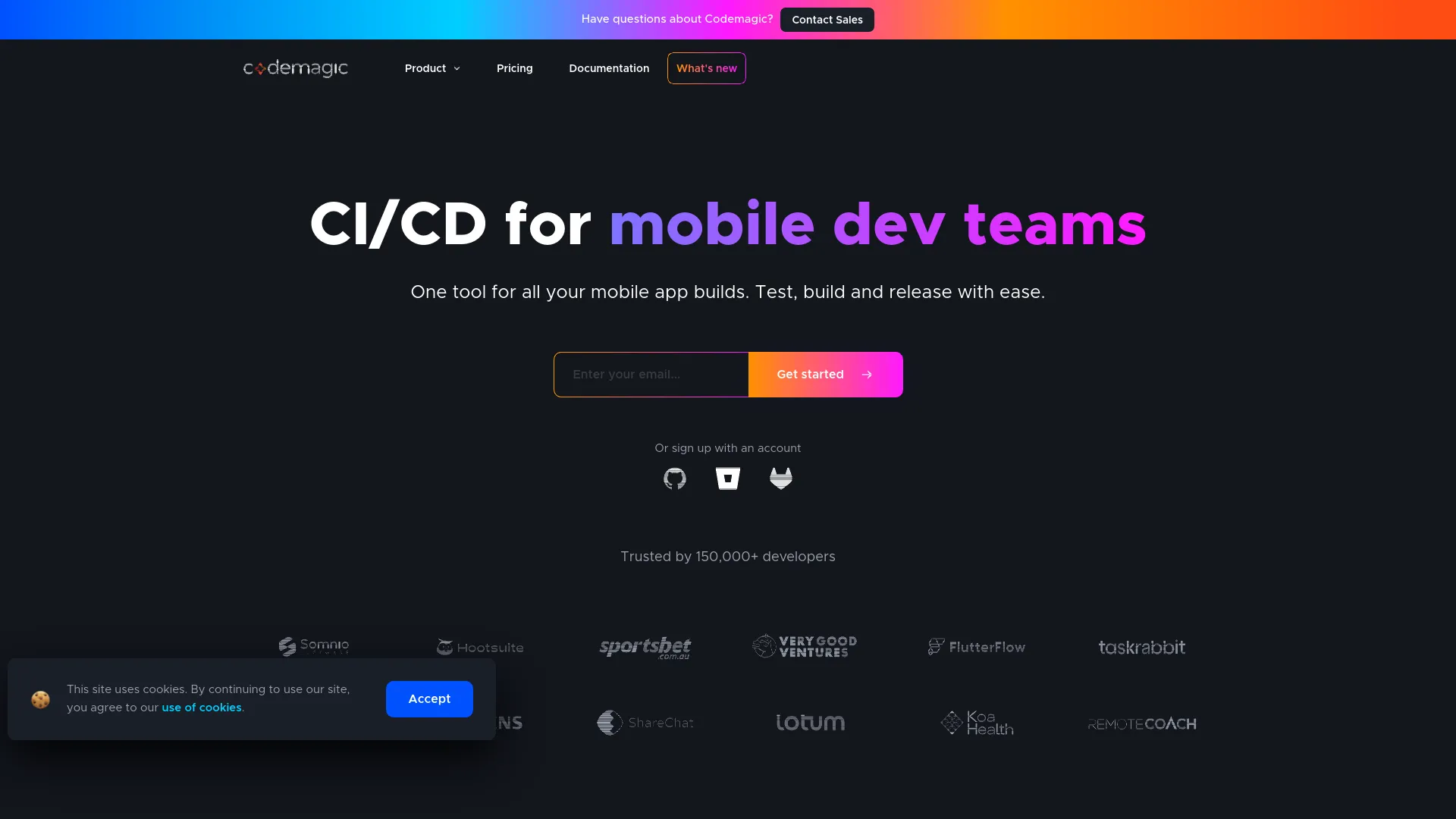 Codemagic — preview screenshot