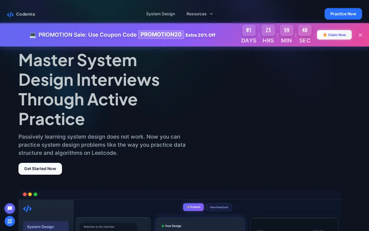 Codemia — preview screenshot