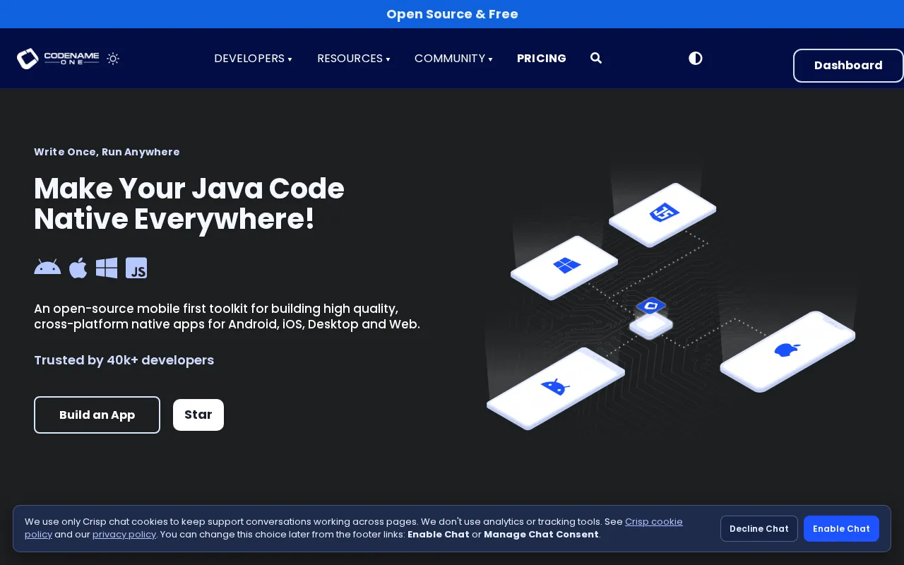 Codename One — preview screenshot