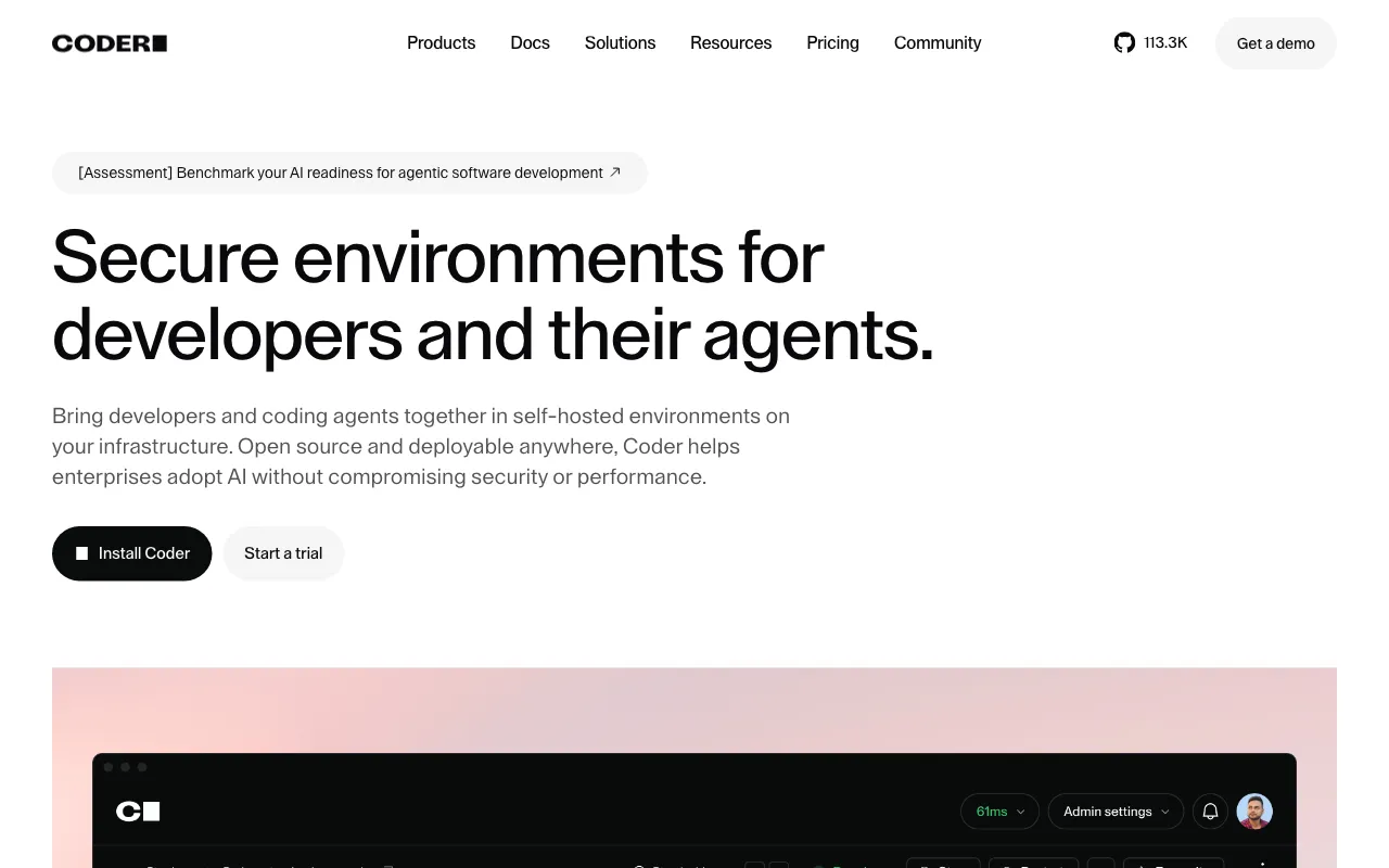 Coder — preview screenshot