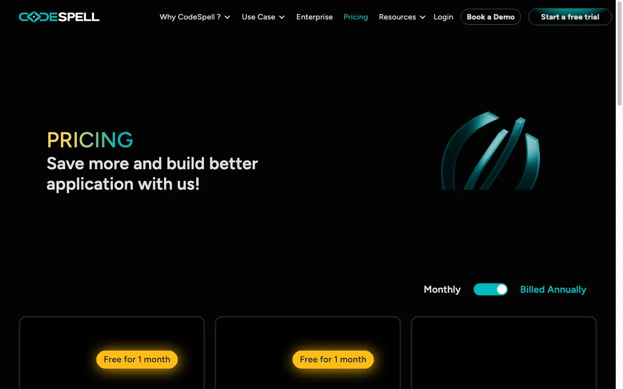 Codespell — pricing page