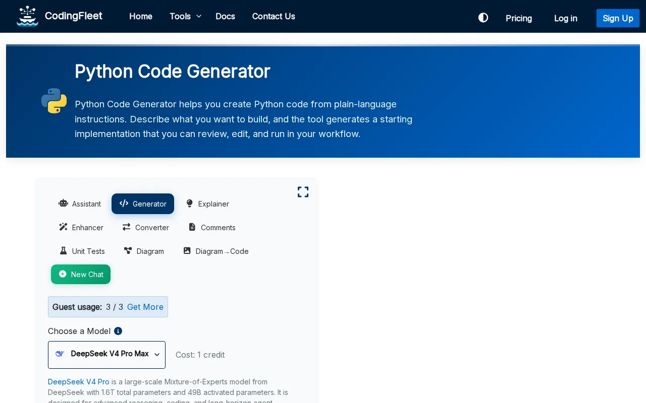 CodingFleet — preview screenshot