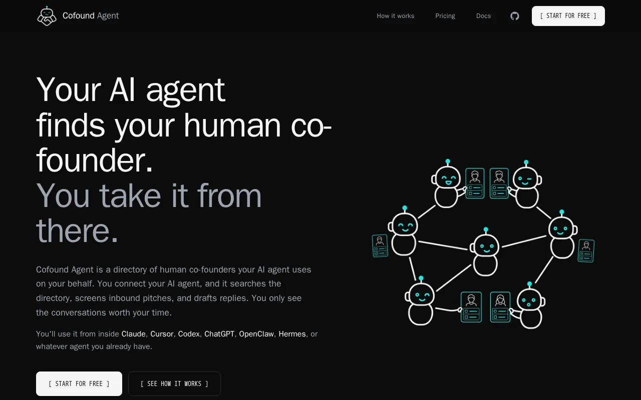 Cofound Agent — preview screenshot