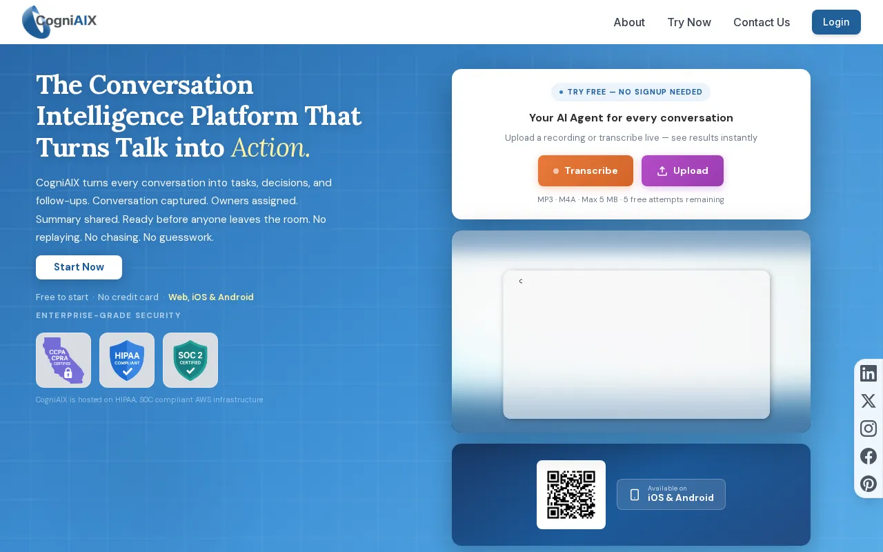 CogniAIX — preview screenshot