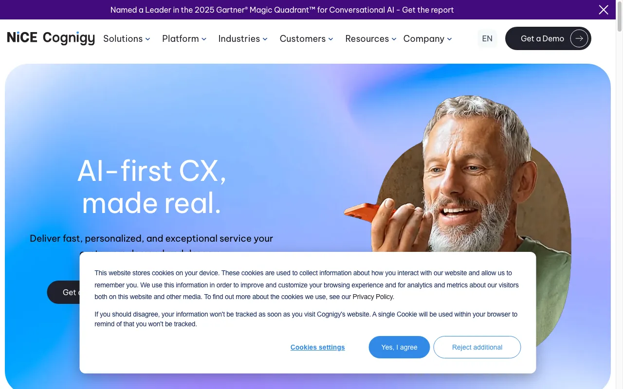 Cognigy — preview screenshot
