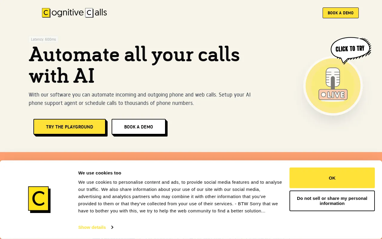 Cognitive Calls — preview screenshot