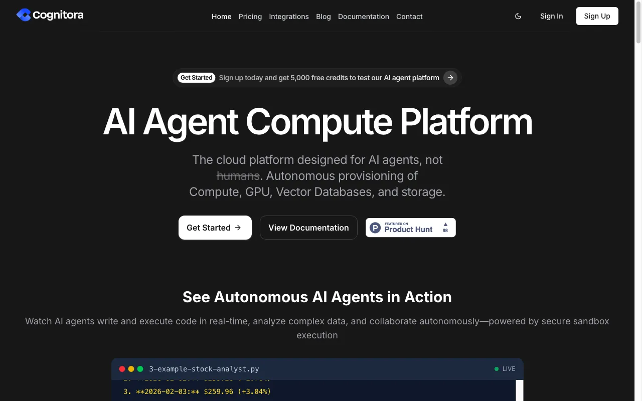 Cognitora — preview screenshot