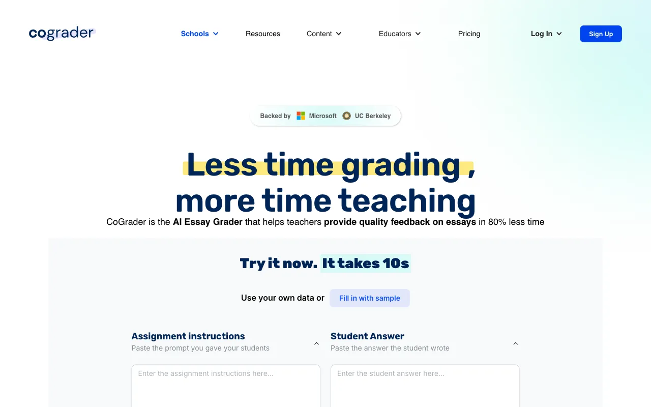 CoGrader — preview screenshot