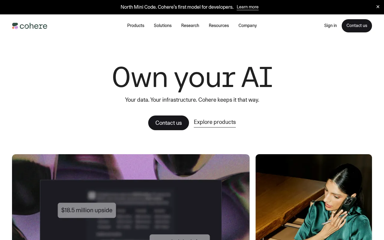 Cohere — preview screenshot