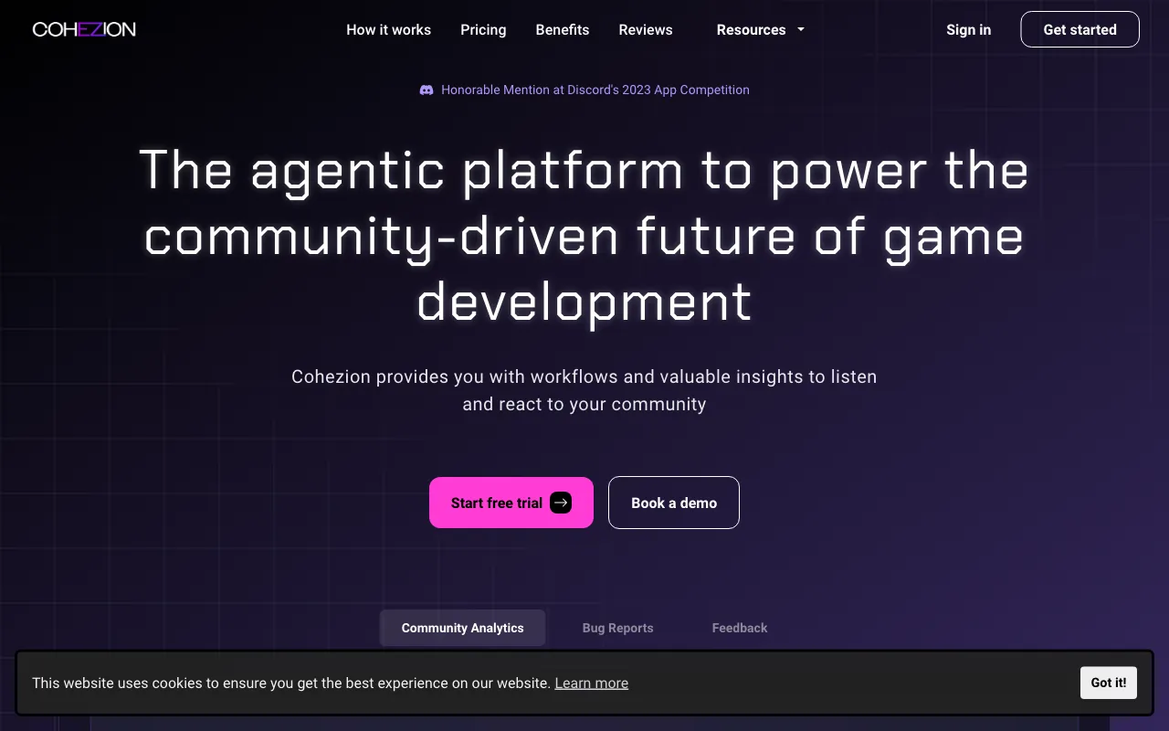 COHEZION.AI — preview screenshot